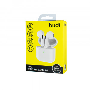 TWS Wireless Earbuds 5.0 Budi13-WHT