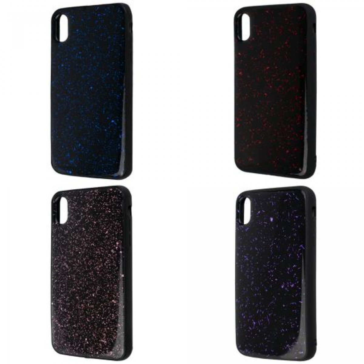 Confetti Black TPU Case Iphone XS Max