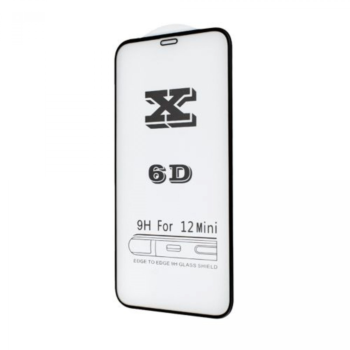 Защитное стекло 6D Full Glue iPhone 12 Mini