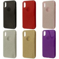 Glitter Case iPhone X/XS / Стразы и блёстки + №2083