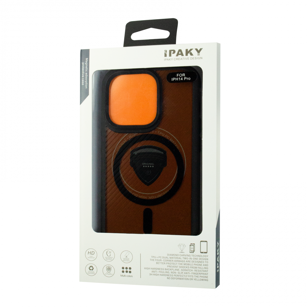 iPaky Carbone Clear case with MagSafe iPhone 14 Pro