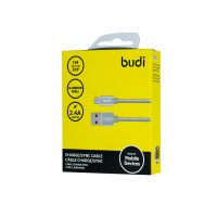 M8J180M - USB-кабель Budi Micro USB in cloth 1m / M8J191M - USB Кабель Budi micro USB to USB Charge/Sync Nylon Braided cable + №3085