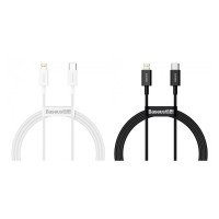 CATLYS-C01 - Baseus Superior Series Fast Charging Data Cable Type-C to iP PD 20W 2m / CATKLF-P91 - Baseus Cafule HW Quick Charging Data cable USB Type-C 40W 1m + №3295