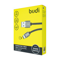 M8J206T09-BLK (DC206T30B) - USB-кабель Budi Type-C to USB Charge/Sync 3м / USB + №3053