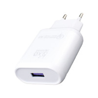 Quick Charge Adapter 1USB,18 W, Output 3.0 A LDO-A08