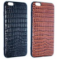 Чехол-накладка Leather Style для Apple iPhone 6 Plus / Чехлы - iPhone 6 Plus + №1748