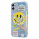 TPU Gradient Smile Popsockets Case Apple Iphone 11