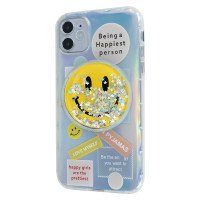 TPU Gradient Smile Popsockets Case Apple Iphone 11 / Для телефонів + №1149