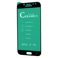 Защитное стекло Ceramic Clear Samsung J7 2017 (J730) / Особенные + №2905