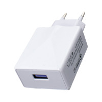 Quick Charge Adapter 1USB,18 W, Output 3.0 A LDO-A09
