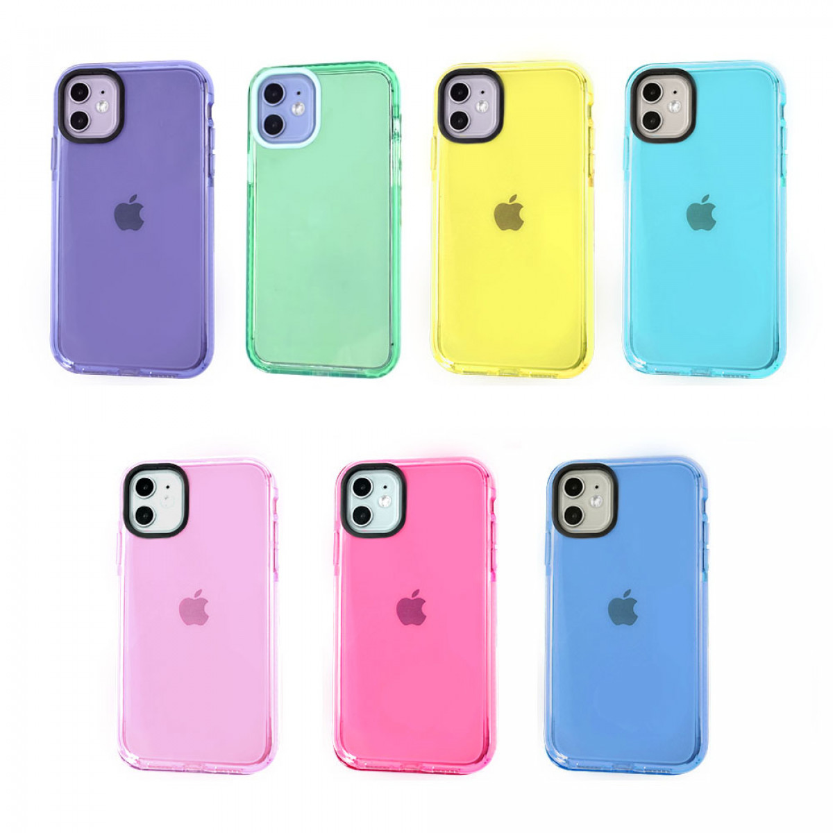 Color Clear TPU for Apple iPhone 11