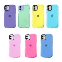 Color Clear TPU for Apple iPhone 11 / Чохли - iPhone 11 + №2823