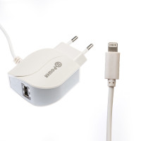 СЗУ QLT-POWER HXUD-3 Lightning, 1 USB / Зарядні пристрої + №7291