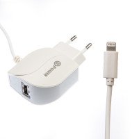 СЗУ QLT-POWER HXUD-3 Lightning, 1 USB / Адаптери + №7291