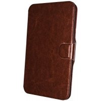 Close universal case for tablets 6.0, Brown / Чохол-книжка + №4197