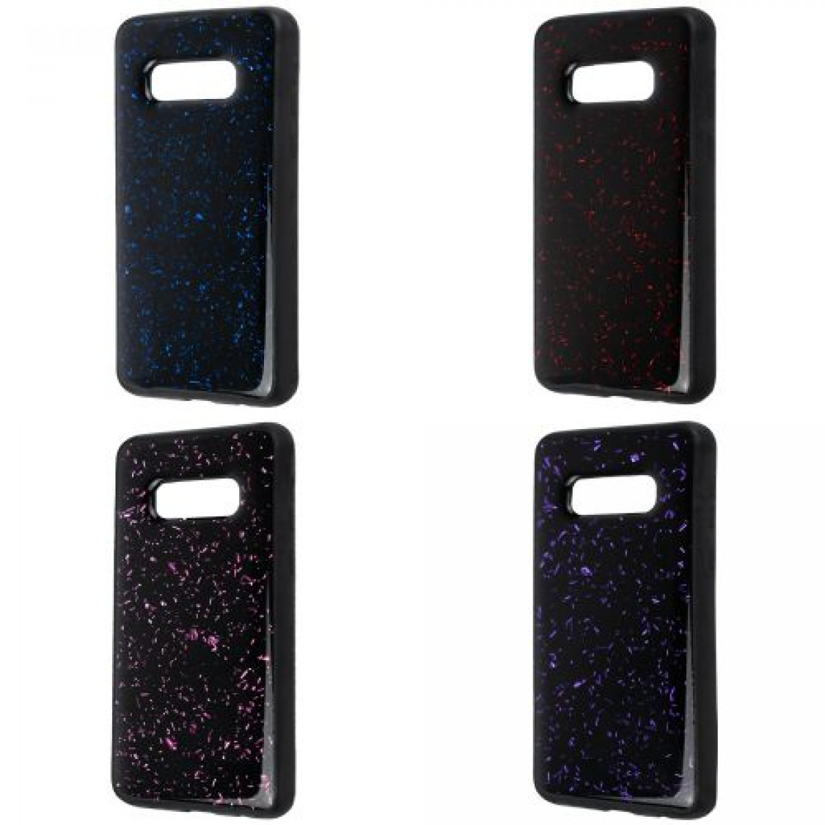 Confetti Black TPU Case Samsung S10 E