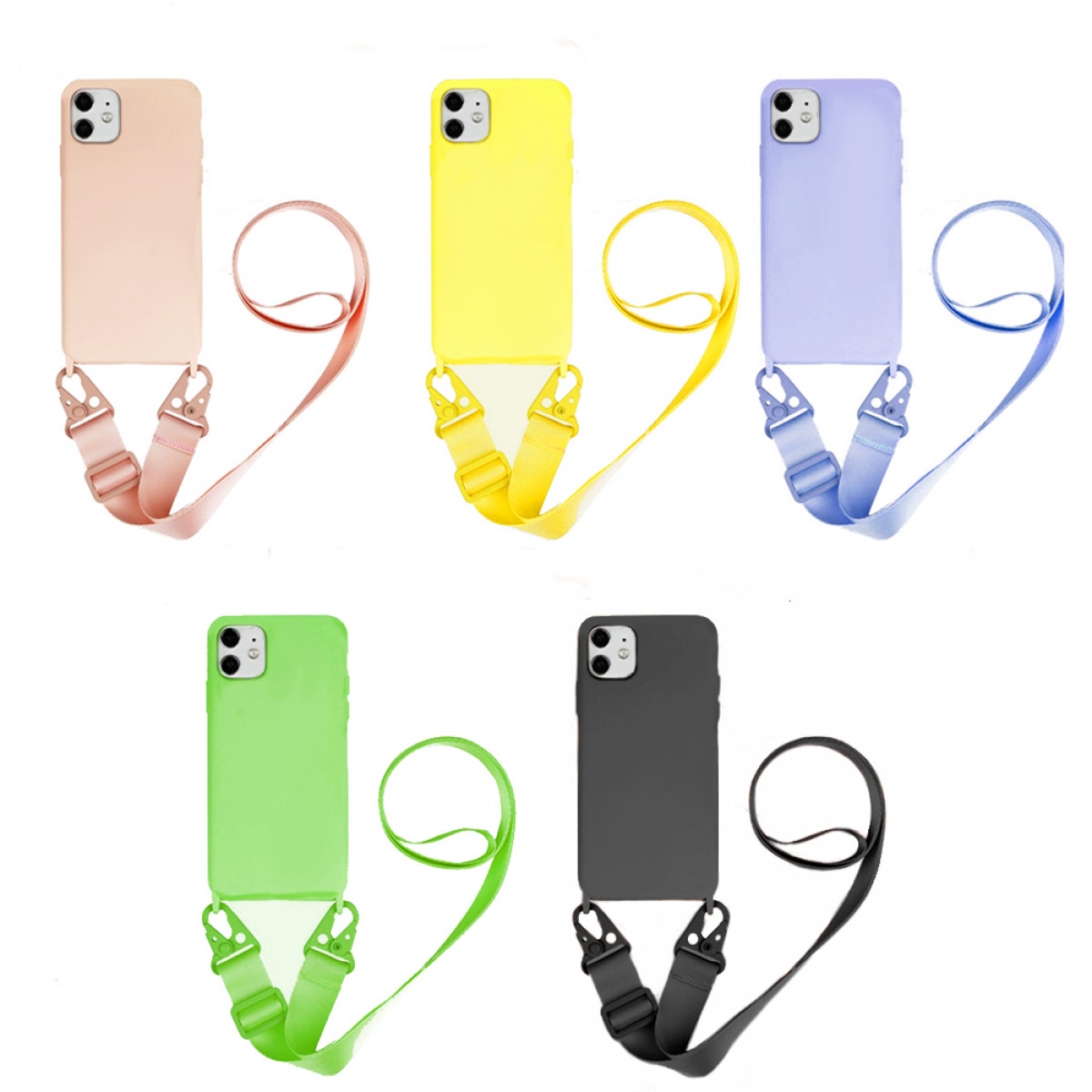 Strap Silicone Case iPhone 12/12 Pro