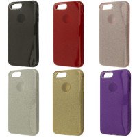 Glitter Case iPhone 6 Plus / Стразы и блёстки + №2084