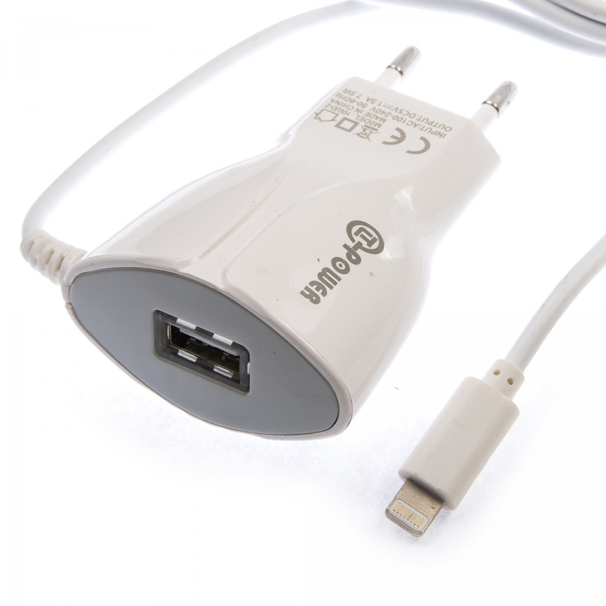 СЗУ QLT-POWER HXUD-4 Lightning, 1 USB