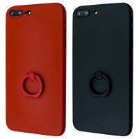 Чехол-накладка Rock Ring Holder PP Protection Case Apple iPhone 7 Plus/8 Plus / Кольорові однотонні + №1523