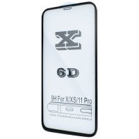 Защитное стекло 6D Full Glue iPhone X/XS/11 Pro / Скло/Плівки на iPhone X/XS + №3495