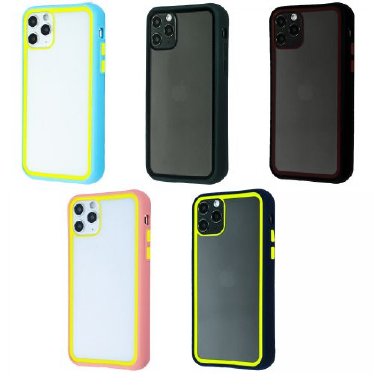Clear Case Contrast Color Bumper iPhone 11 Pro