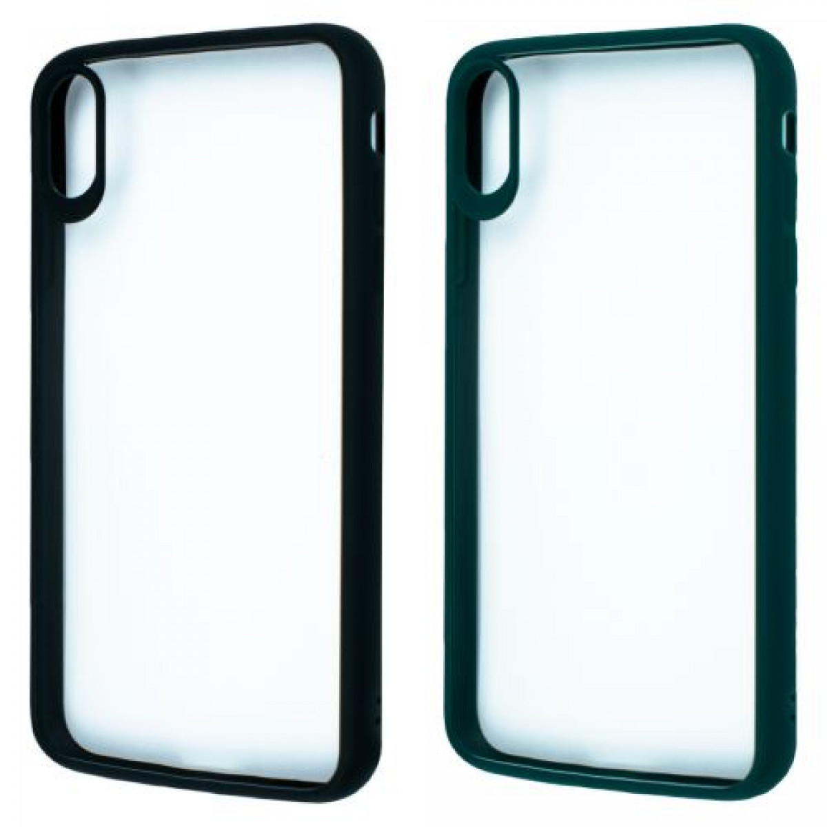 Clear Case Color Bumper (PC+TPU) iPhone XS Max