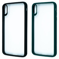 Clear Case Color Bumper (PC+TPU) iPhone XS Max / Apple + №3599