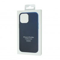 Leather Case with MagSafe iPhone 14 Pro Max / Apple модель пристрою iphone 14 pro max + №3625