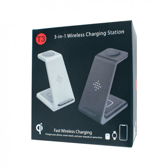 T3 Беспроводное ЗУ 3in1 Charging Station 10W
