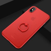 Чехол-накладка Rock Ring Holder PP Protection Case Apple iPhone X/XS / Кольорові однотонні + №1519