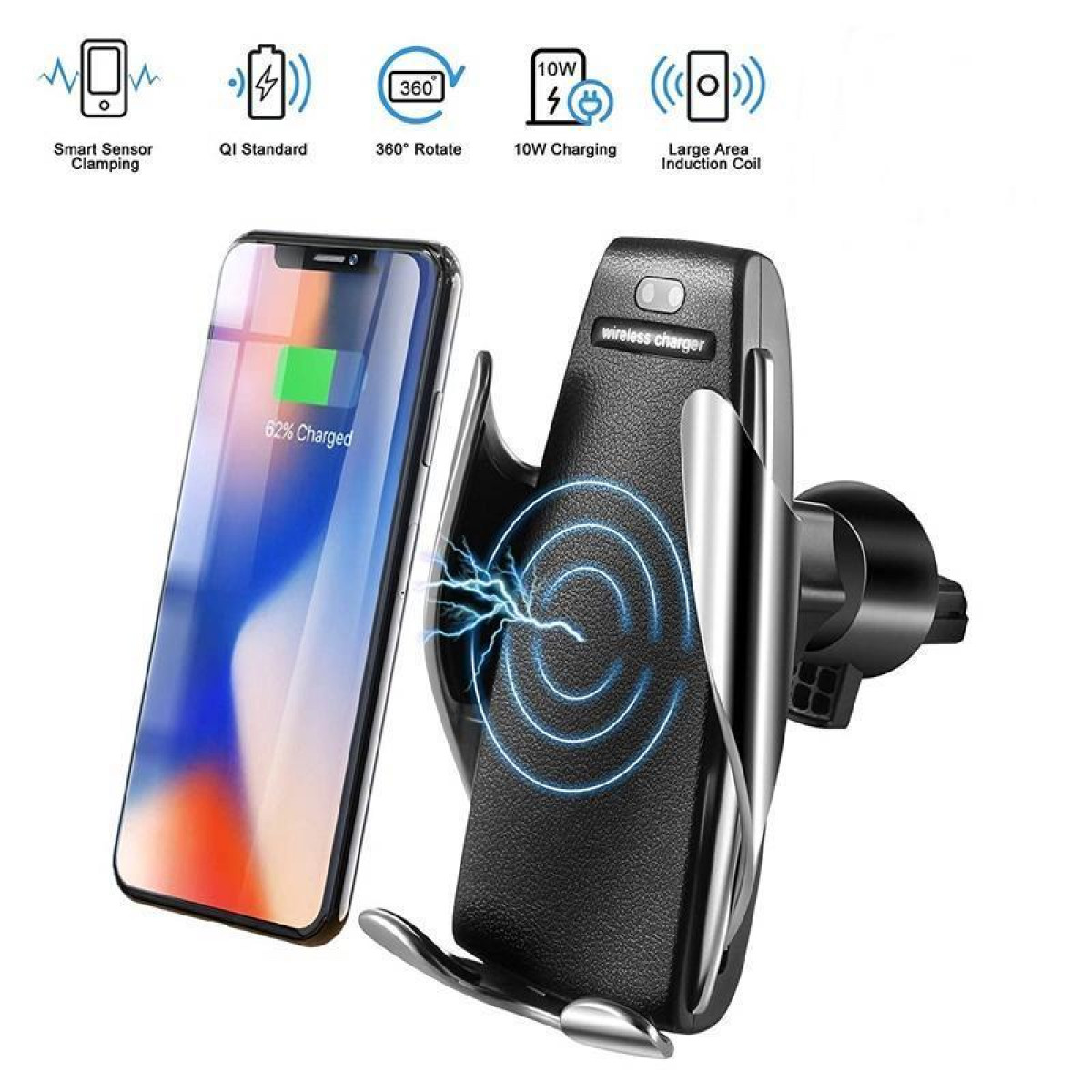 Car Wireless Charger Smart Sensor S5