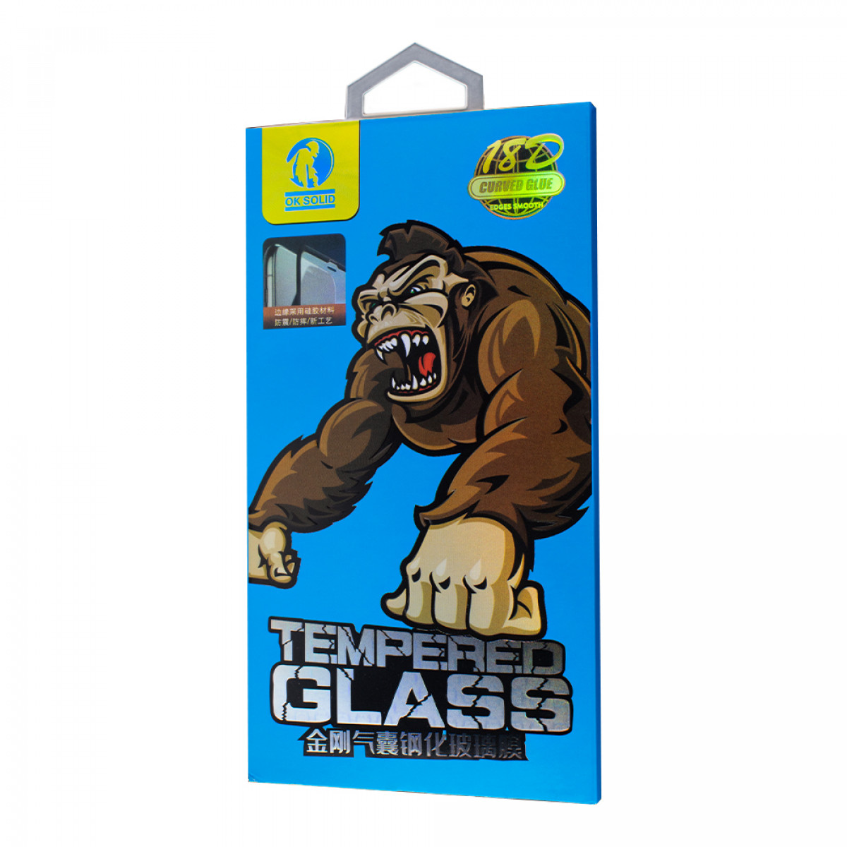 Защитное стекло 18D Full Glue silicone iPhone 12/12Pro