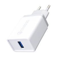 Quick Charge Adapter 1 USB,18 W, Output 3.0 A LDO-A01