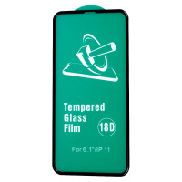 Защитное стекло 18D Full Glue silicone edge Iphone XR/11 (n/p) / 18D Full Glue + №3569
