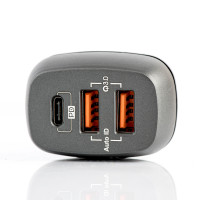 CC626TB - Dual qc3.0 output and PD output car charger