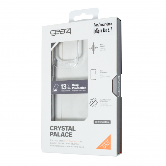 Gear4 HOLBORN Protection Crystal Palace Clear case iPhone 12 Pro Max