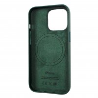 Leather Case with MagSafe iPhone 13 Pro / Кольорові однотонні + №3671