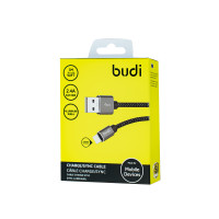 M8J206L09 - USB-кабель Budi Lightning to USB Charge/Sync 3м / Lightning + №3736