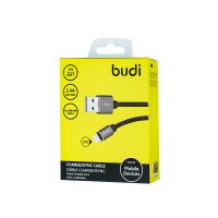 M8J206L09 - USB-кабель Budi Lightning to USB Charge/Sync 3м / M8J206M09-BLK - USB-кабель Budi Micro USB to USB Charge/Sync 3м + №3736