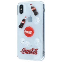 IMD Print Coca Cola Case for iPhone XS Max / Бренд + №1895
