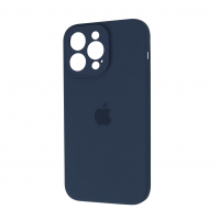 Square Full Silicone Case Close Camera iPhone 14 Pro / Apple + №3692