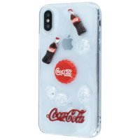 IMD Print Coca Cola Case for iPhone XS Max / Принт + №1895