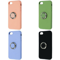 Silicone Cover With Ring Iphone 7/8 / Apple + №1401