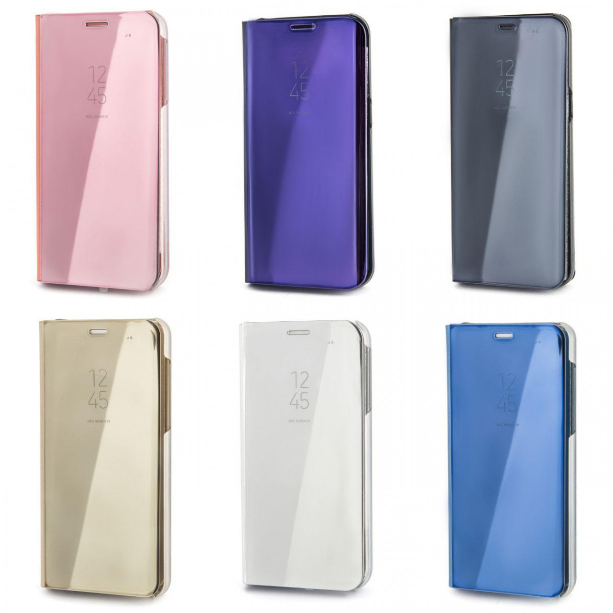 Clear View Standing Cover Samsung A8 2018