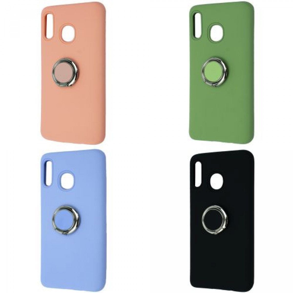 Silicone Cover With Ring Samsung A30/A20