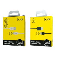 M8J166TC - USB-кабель Budi Type-C 1.2m / M8J213T - Budi Type-C to USB Braided Cable 3A, PD 1m + №3050