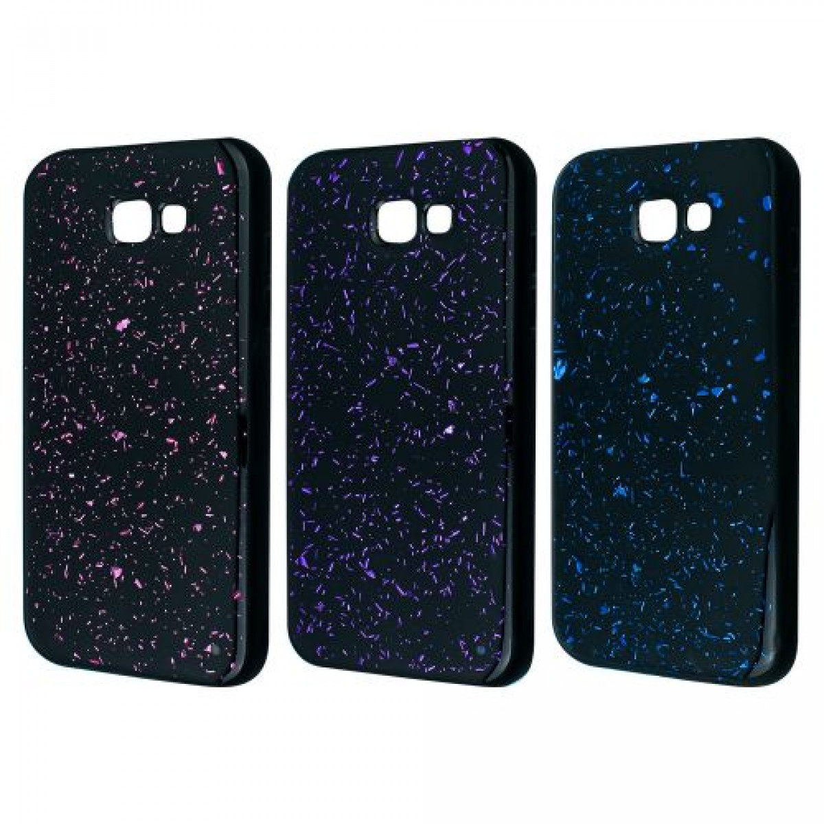 Confetti Black TPU Case Samsung A7 2017