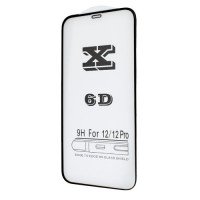 Защитное стекло 6D Full Glue iPhone 12/12 Pro / Защитное стекло 6D Full Glue iPhone X/XS/11 Pro + №3488