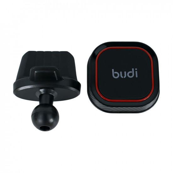 WL3800X - Budi 15W Wireless Faster Charging Pad Car Mount Holder Magnetic Bracket